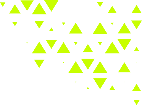 Green and white triangle pattern design.